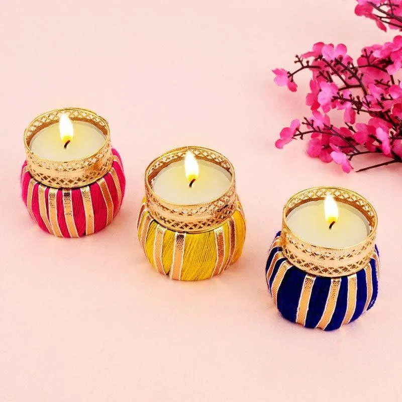 Matka Metal Tealight Candle Holder media 1