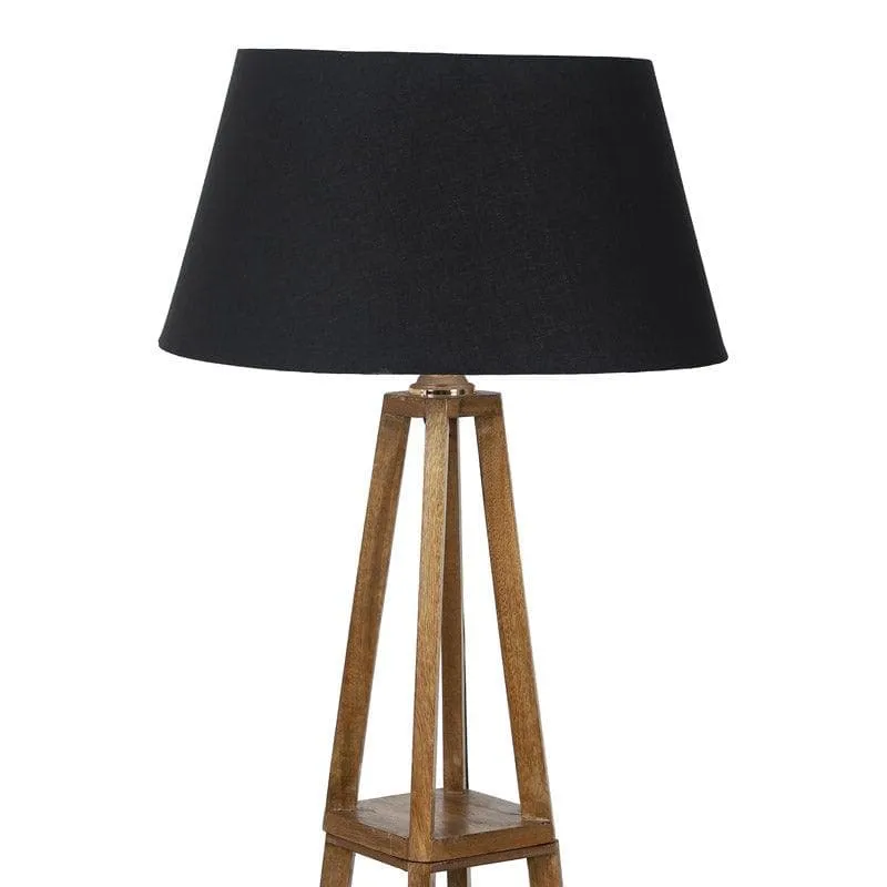 Blace Netima Floor Lamp With Shelf - Coal Black media 5