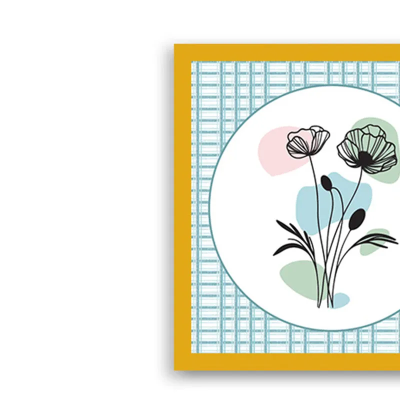 Petal Pastels Wall Art with Gold Frame media 5