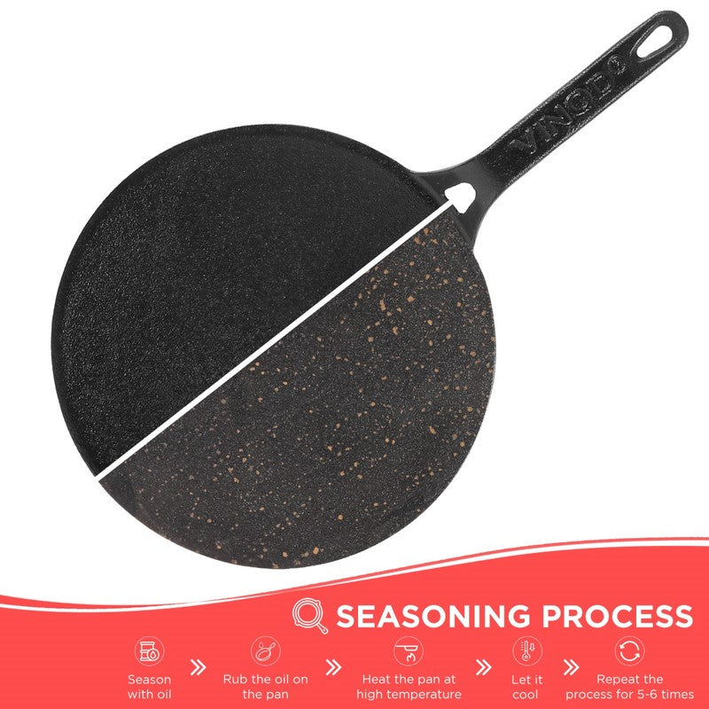 Vinod Forza Cast Iron Roti Tawa - 16 Inches media 4