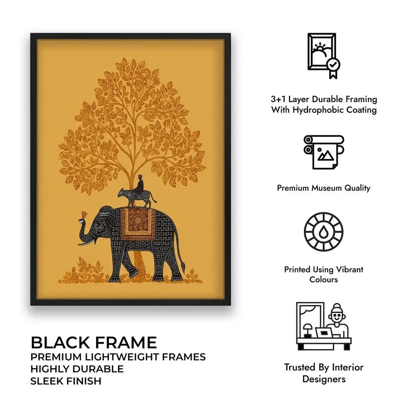 Vanraj Canvas Wall Painting With Black Frame media 11