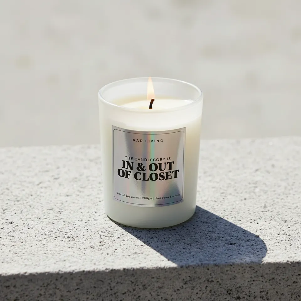 In & Out Of Closet Scented Candle media 1