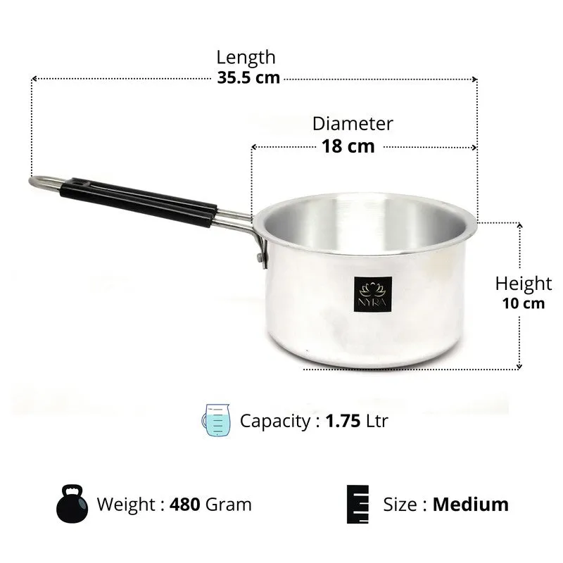 Dipora Aluminum Sauce Pan - 1750 ML media 7