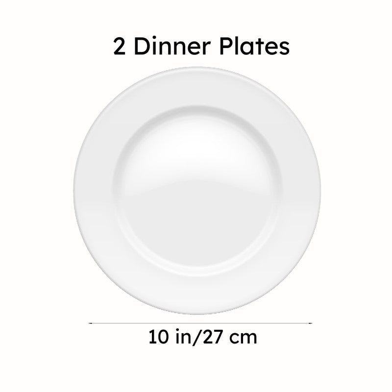 Foliole Ceramic Dinner Plate - Set Of Two media 6