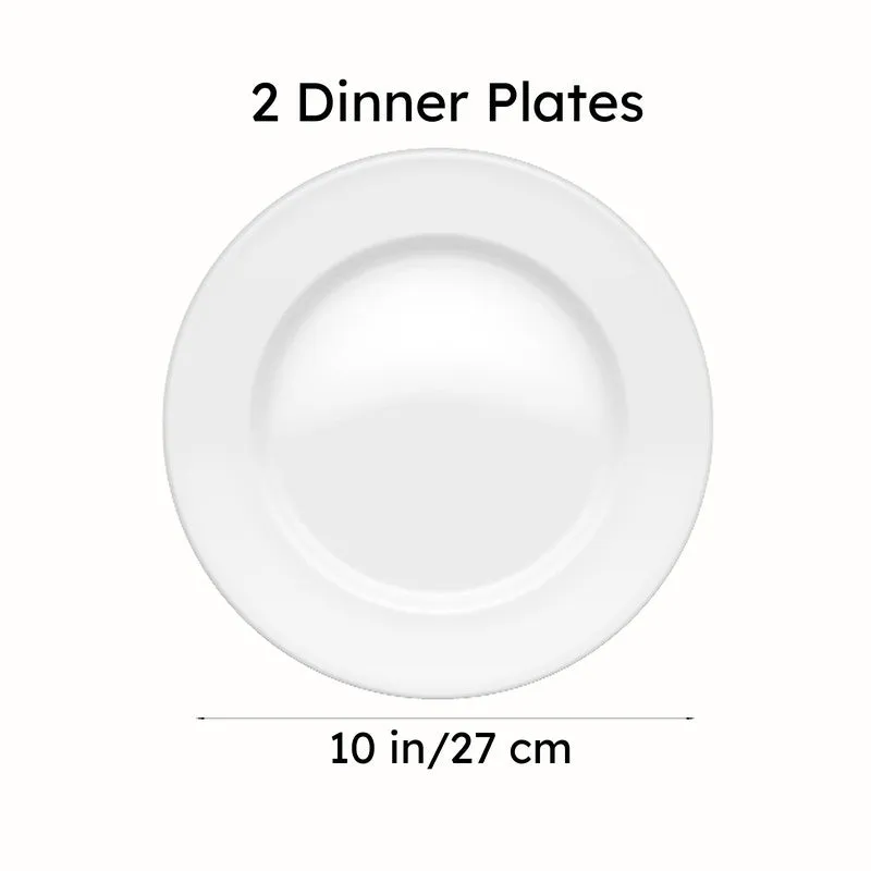 Foliole Ceramic Dinner Plate - Set Of Two media 6