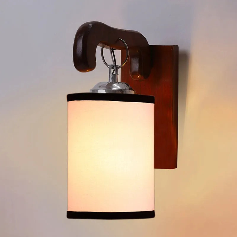 Klarion Edge Wooden Wall Lamp - White media 4