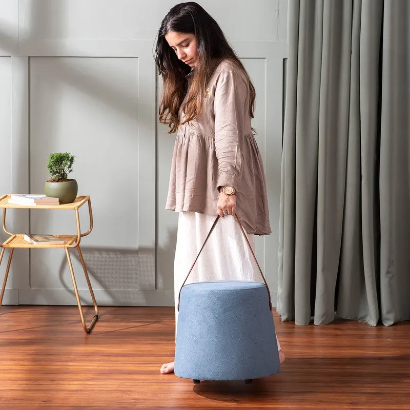 Warm Lounge Pouffe (Blue) - Set Of Two media 4