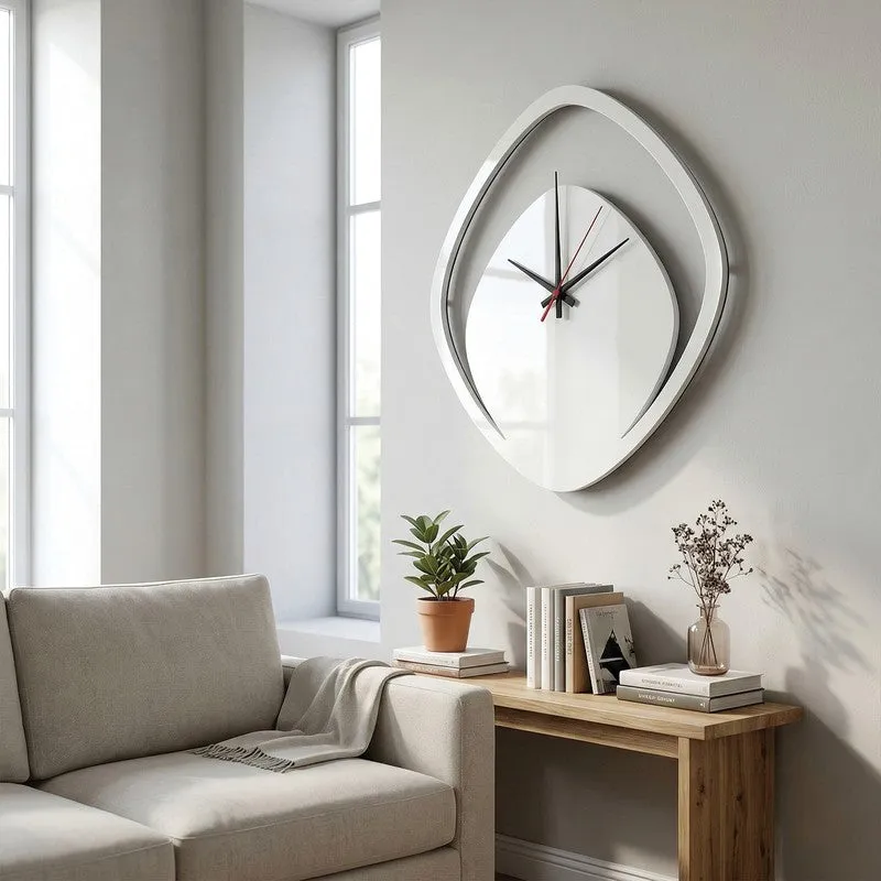 Boomera White MDF Wall Clock media 4