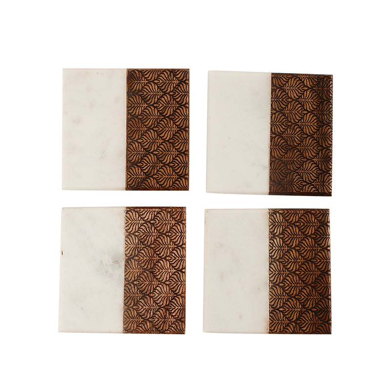 Stratus Marble Coaster - Set Of Four media 5