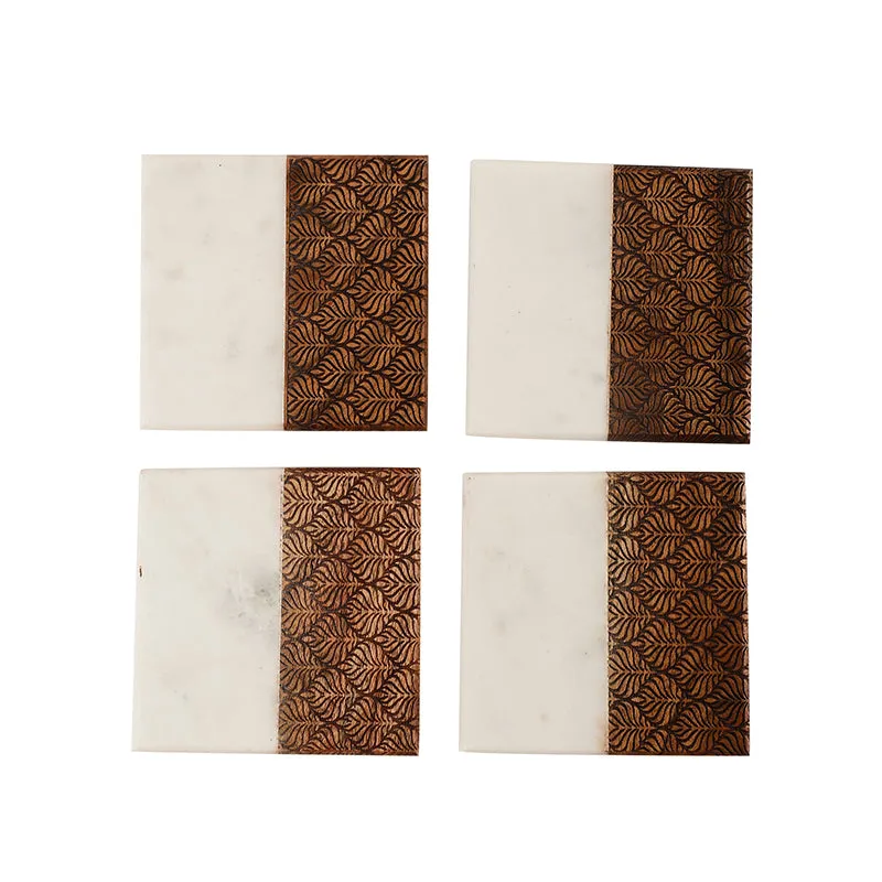 Stratus Marble Coaster - Set Of Four media 5
