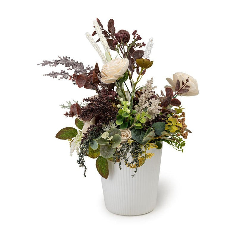 Autumn Fairy Solawood Floral Bunch With Pot image 5