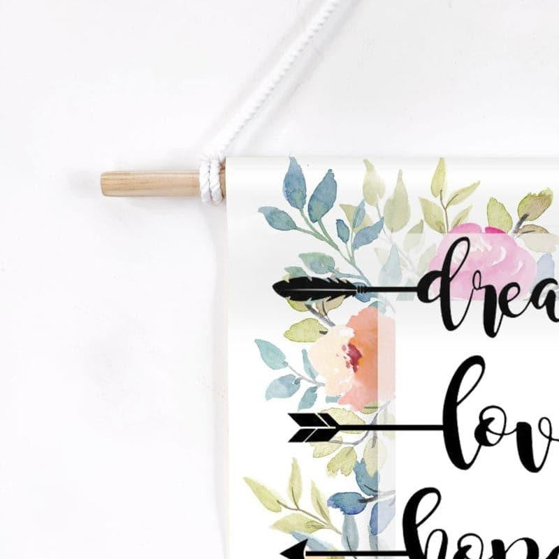 Life Motto Handpainted Canvas Wall Hanging media 3
