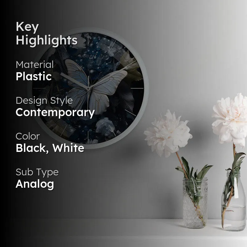 Idris Floral Wall Clock media 2