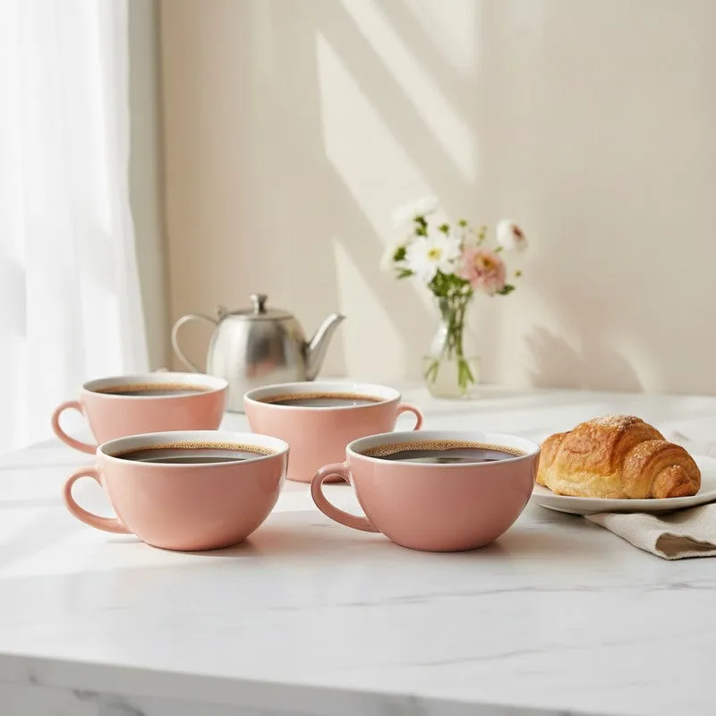 Latte Ceramic Tea Cup (240 mL Each) - Set Of Four media 1