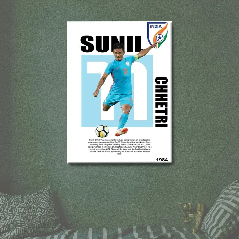 Sunil Chhetri Canvas Wall Art media 7