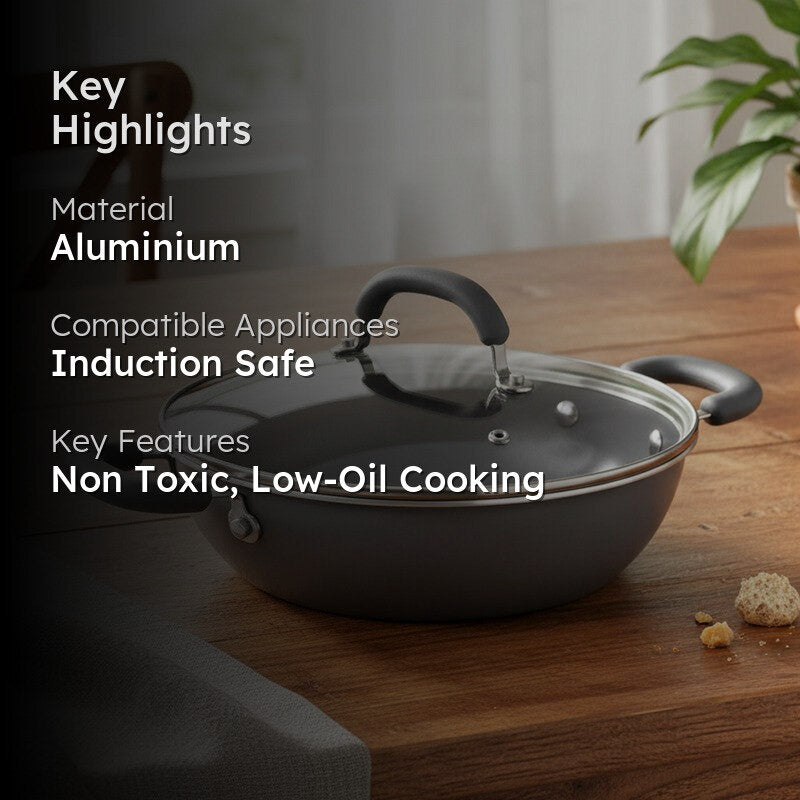Meyer Ceramic Coated Kadhai - 3260 mL media 2
