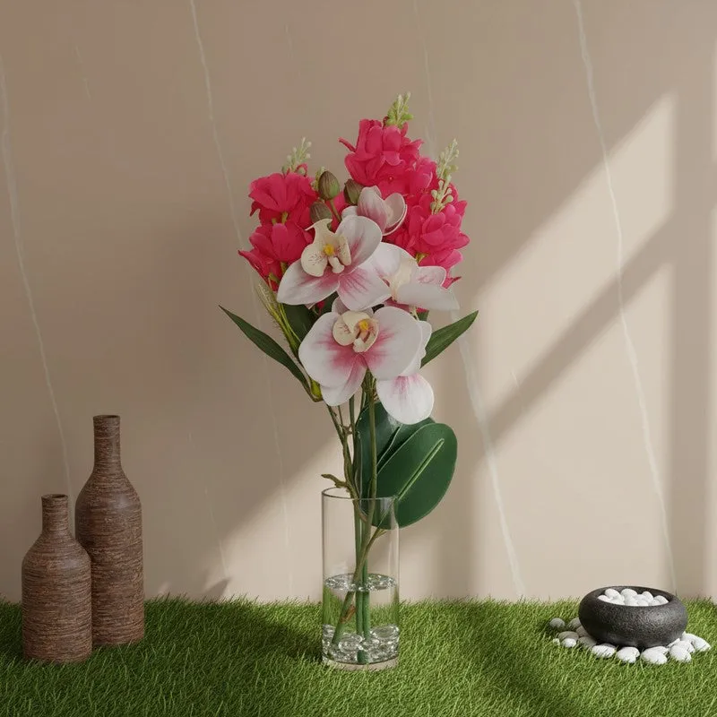 Bloomelle Artificial Flowers Bunch - Pink media 1