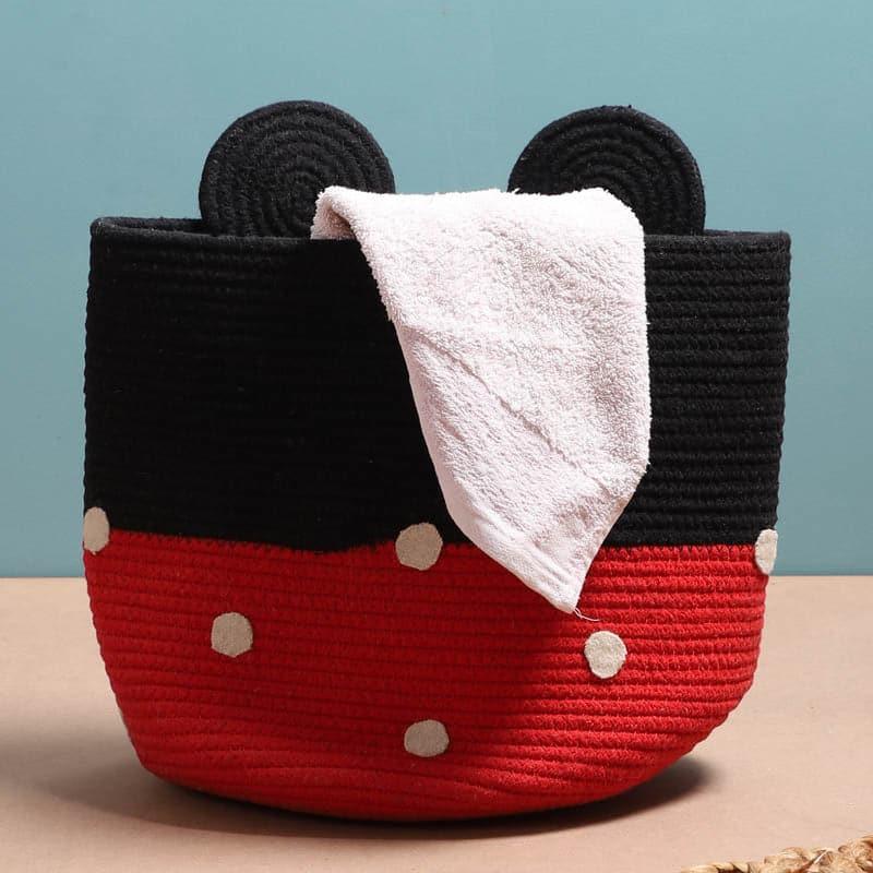 Mickey Mix Cotton Storage Basket