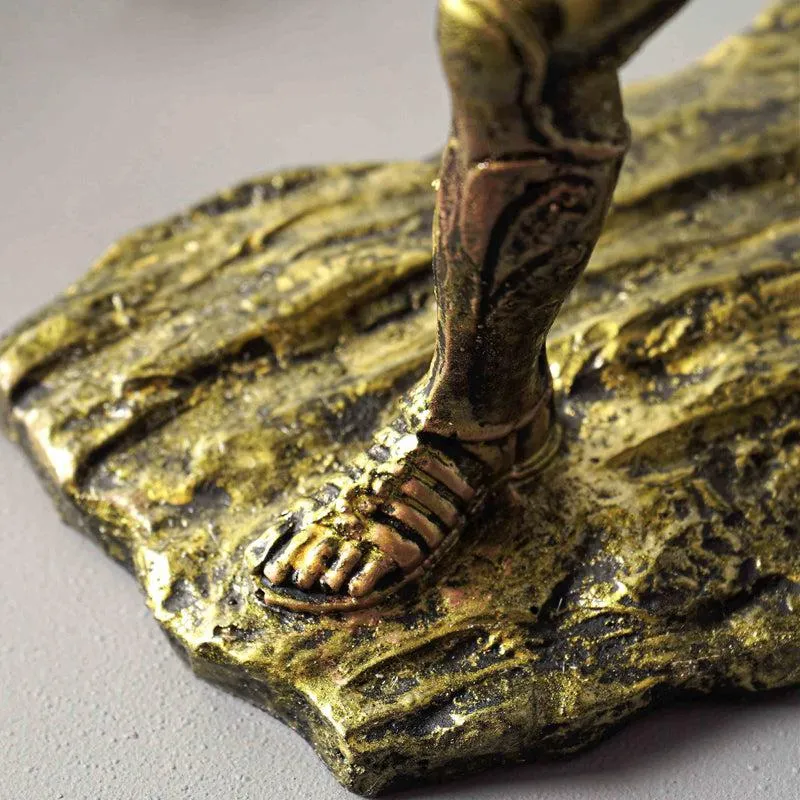 Warrior Of Troy Painted Resin Showpiece media 7