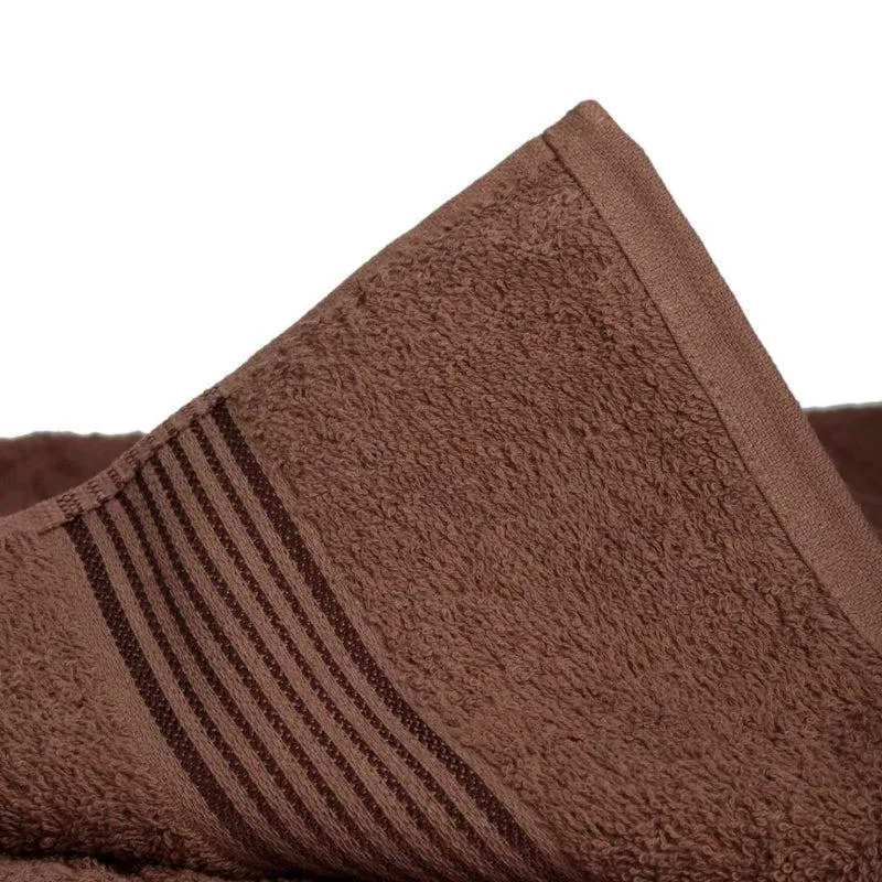 Bodil Bath Towel (Yellow & Brown) - Set Of Two media 3