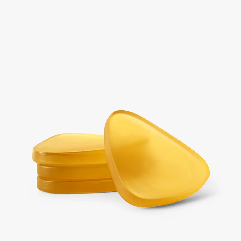 Glossy Trivo Glass Coaster (Yellow) - Set Of Four media 4