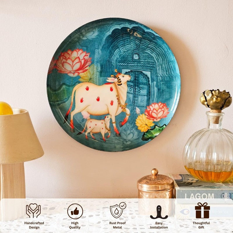 Kamadhenu Calm Metal Wall Plate media 3