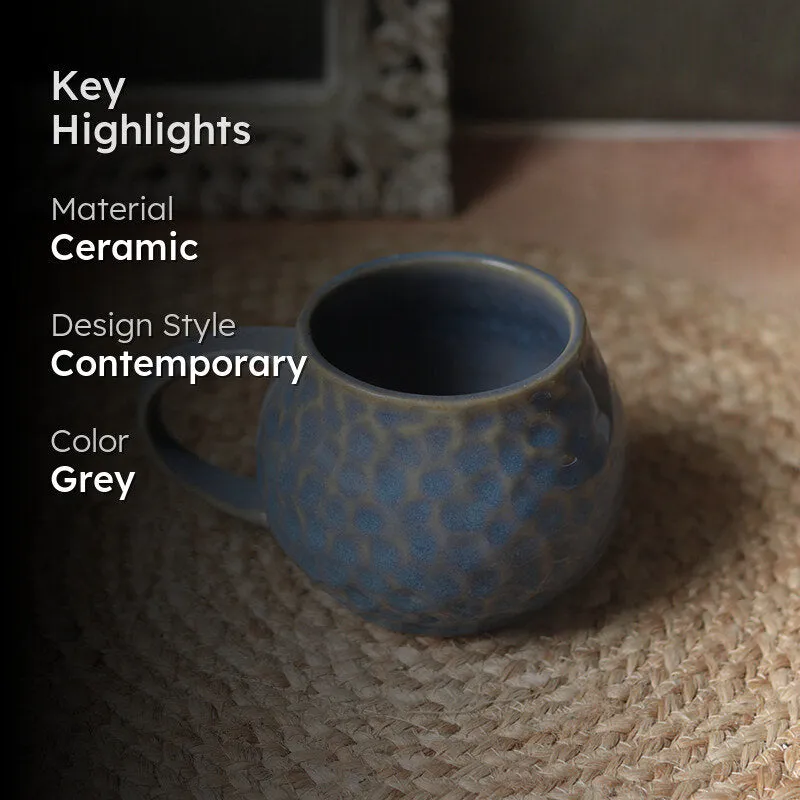 Lavelle Ceramic Coffee Mug (250 mL) - Grey media 2