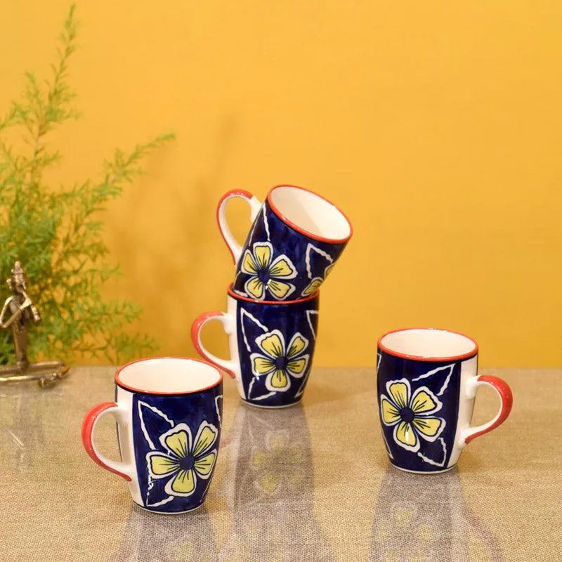 Ruhaani Ceramic Tea Cup (200 mL Each) -  Set of Four media 5