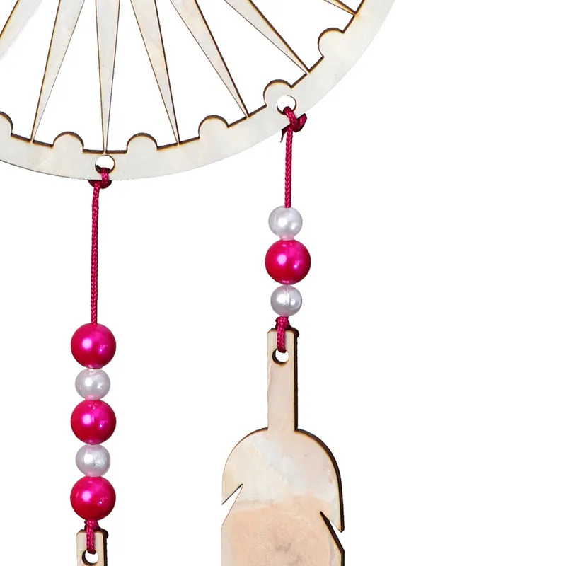 Chakra Charm Dream Catcher - White media 5