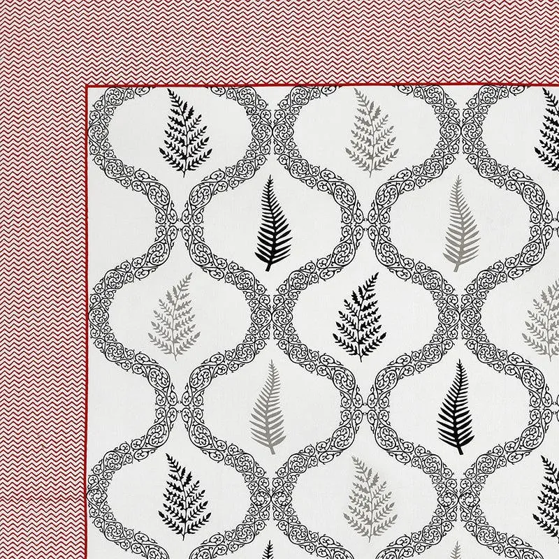 Moneem Printed Cotton Bedsheet (Pink) - 180 TC media 4