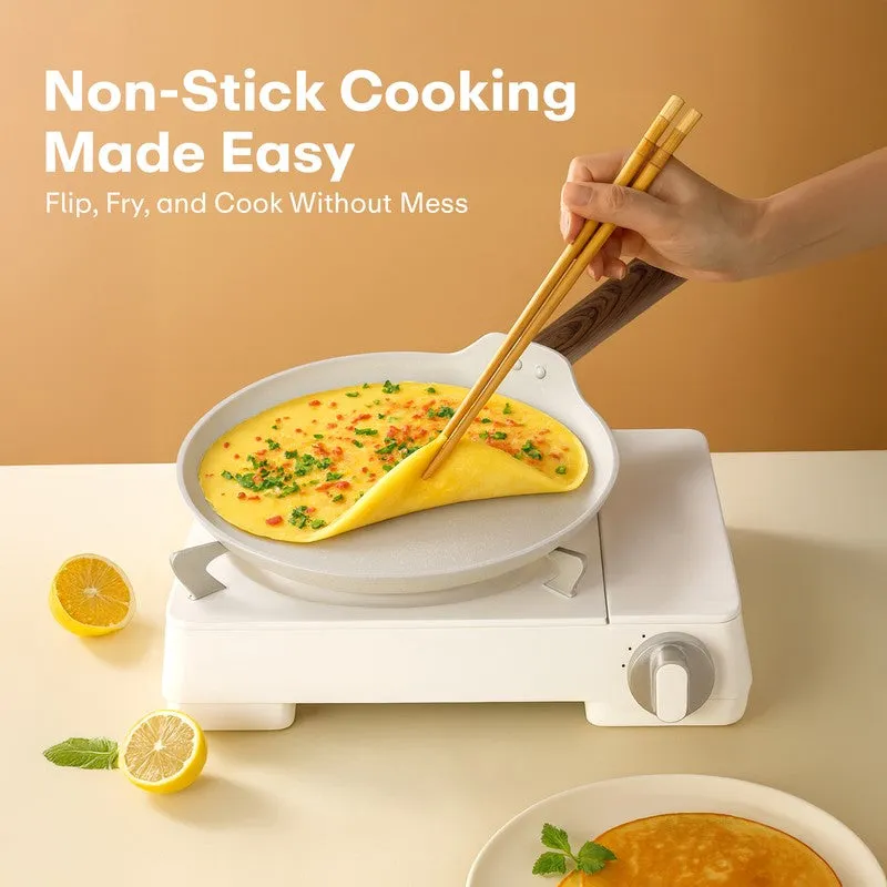 Rioware SmoothSpread Cast Aluminium Non-Stick Dosa Tawa - 24 cm media 6
