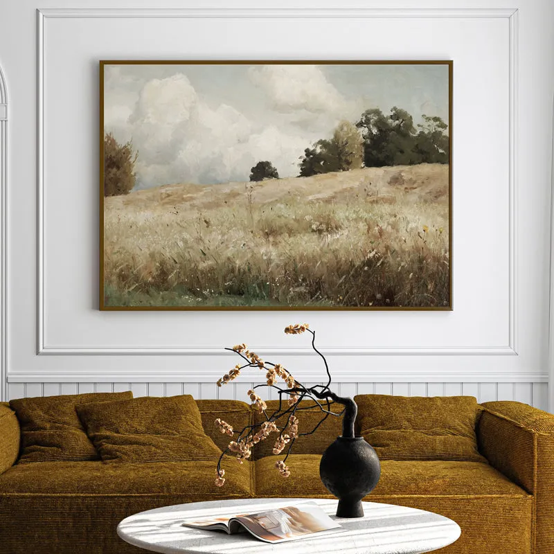 Rustic Glades Wood Wall Art With Frame - Black media 1