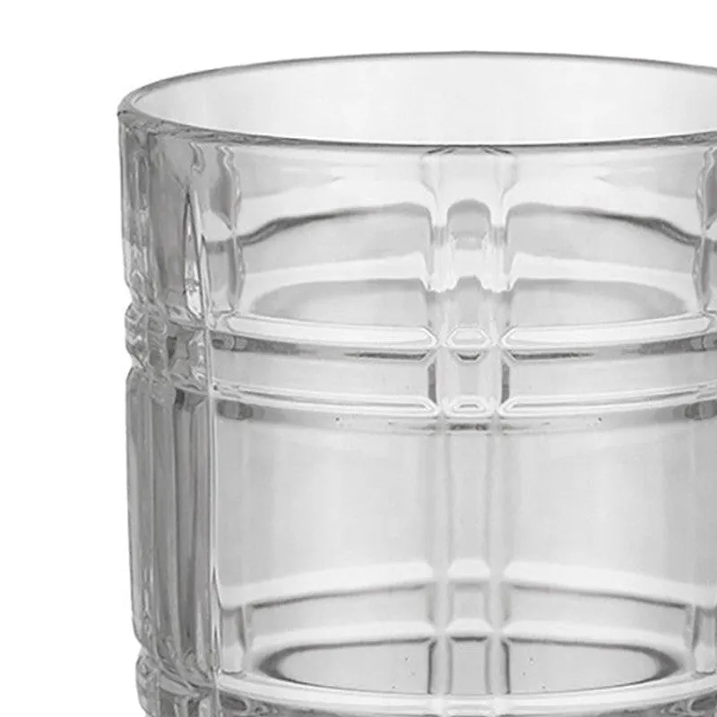 Premium Crystal Gridline Whiskey Glasses (337 mL Each) - Set Of Two media 4