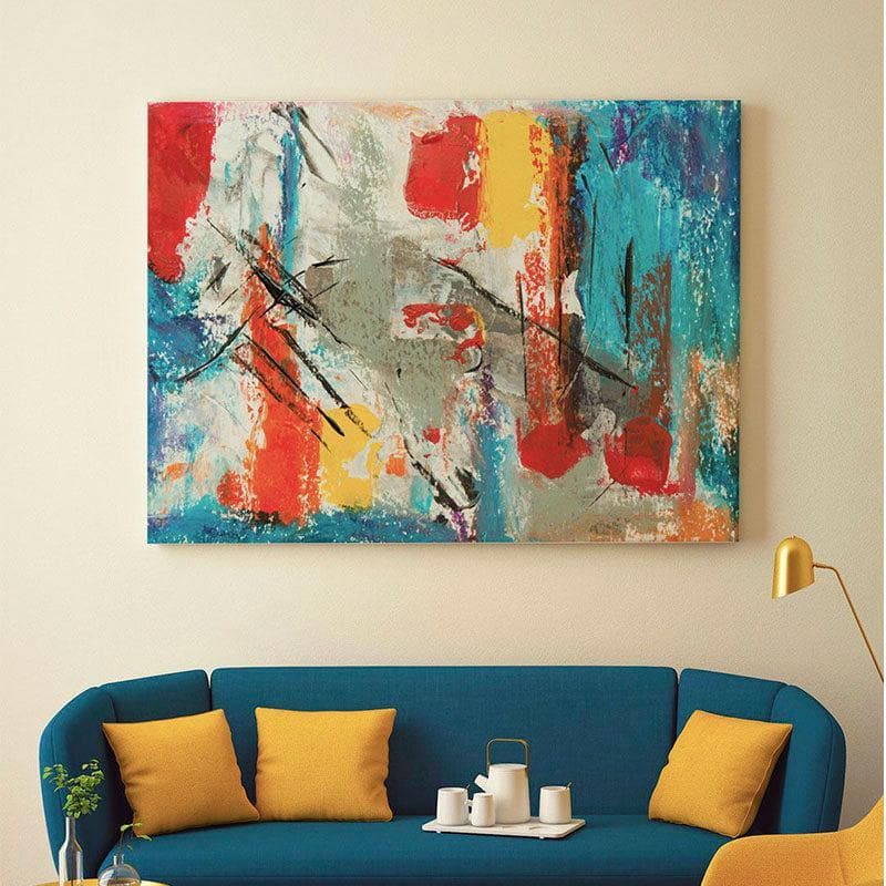 Tradition of Colors Canvas Wall Painting - Gallery Wrap