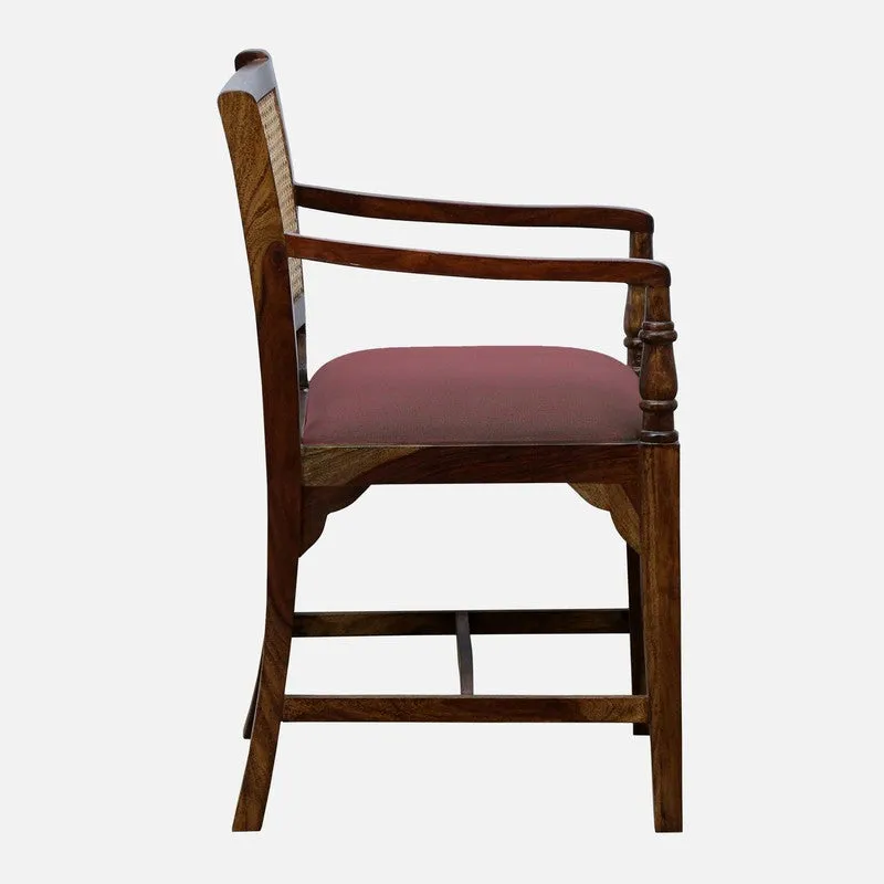 Stackon Rose Wood Accent Chair - Pink media 5