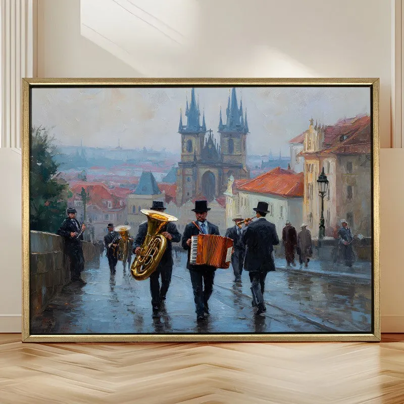Cathedral Canvas Wall Painting With Frame media 4