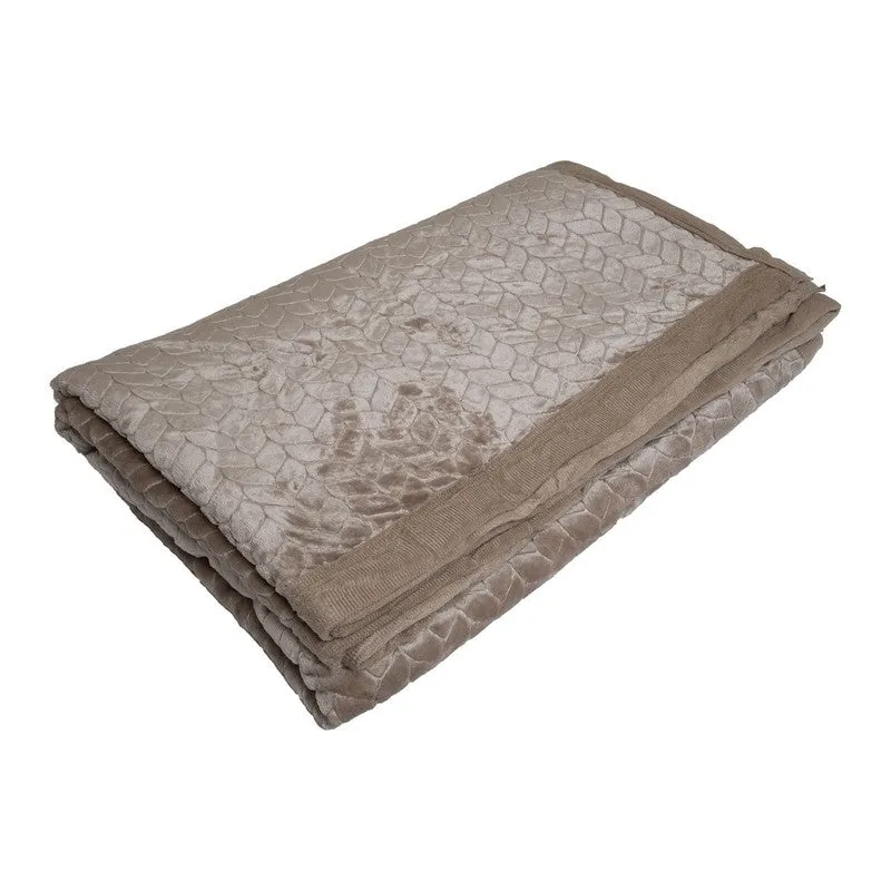 Solida Wool Blankets (Beige) - 330 GSM media 6