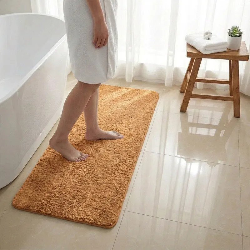 BathEase Anti Skid Runner Rug - Rust media 1