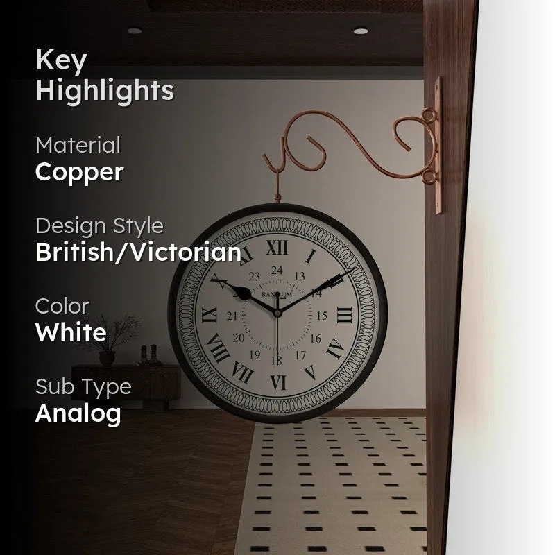 Foxleigh Double Sided Wall Clock media 2