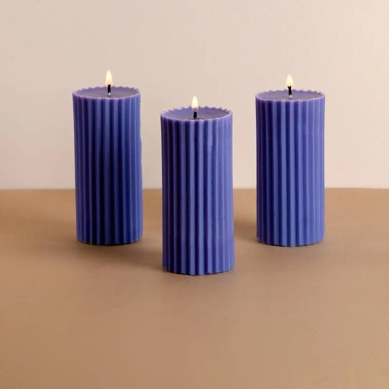 Combo of 3 Lavender 'Belief' Candles - Lavender Fields Scented media 3