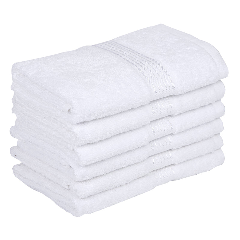 Eva Quick Dry Hand Towel (White) - Set Of Six media 3