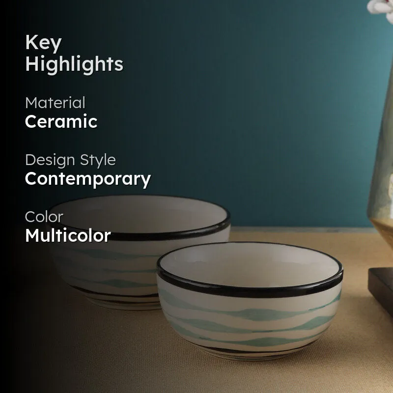 Sitara Serving Bowl (500 mL/350 mL) - Set Of Two media 2