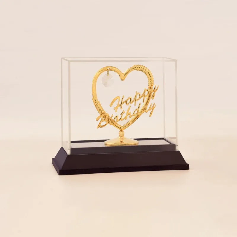 Birthday Grace 24K Gold Plated Mild Steel Showpiece media 3
