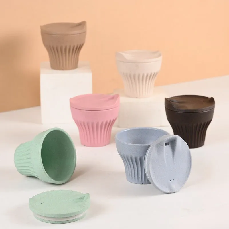 Bluehaven Rice Husk Coffee Mug (175 mL Each) - Set Of Six media 1