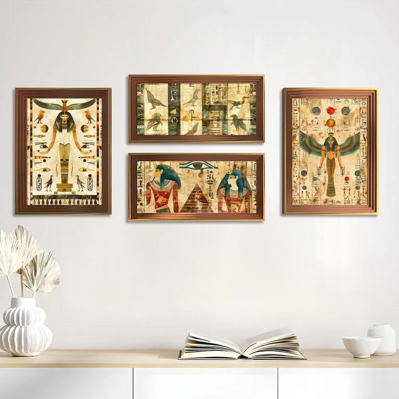 Egyptian Gala Wall Art - Set of Four media 4