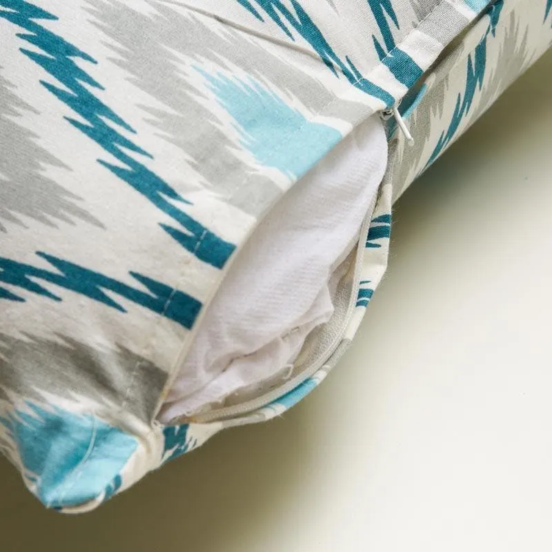 Ikat Rhombi Cushion Cover - Set Of Two media 5
