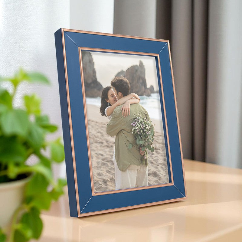 Snip Photo Frame - Blue & Gold