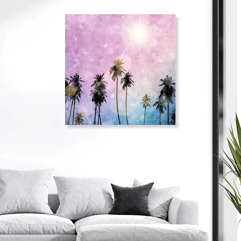 Pink Skies Canvas Wall Art media 1