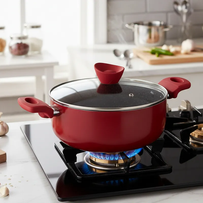 Bergner Bellini Plus Non Stick Casserole With Lid - 5000 ML media 1