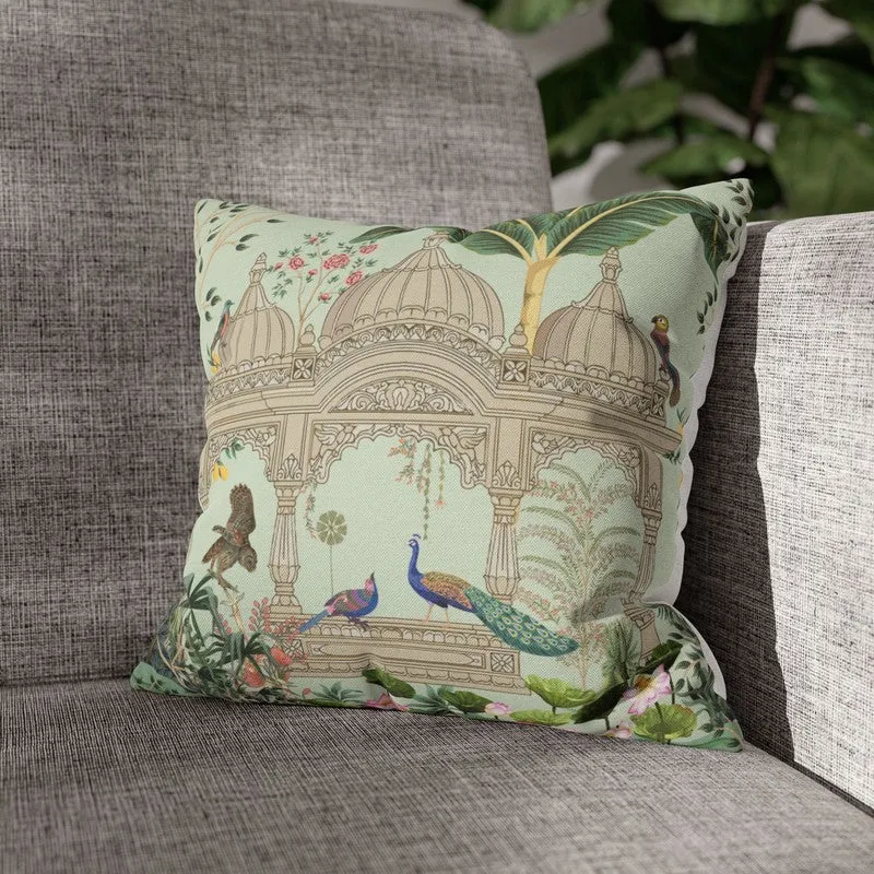Peacock Durbar Cushion Cover media 1
